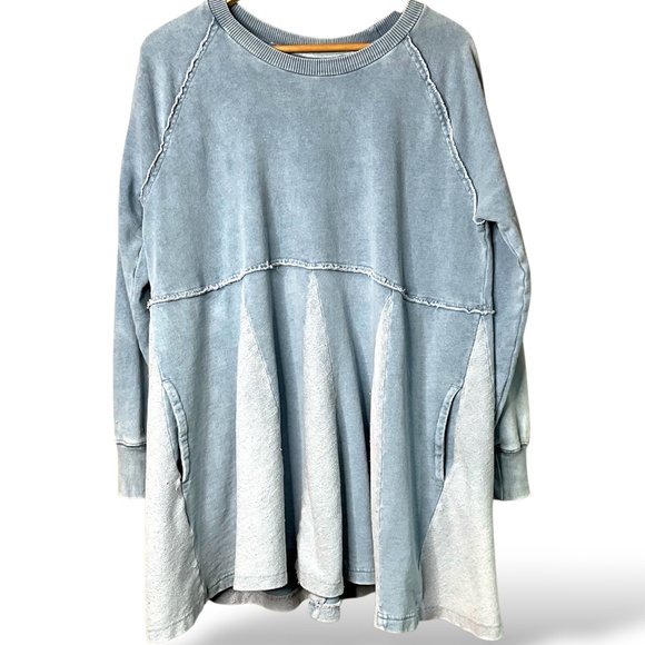 AMERICAN EAGLE ‘This Looks Seriously Lived In’ Boho Cotton Blend Tunic Mini Sz M - Picture 3 of 9